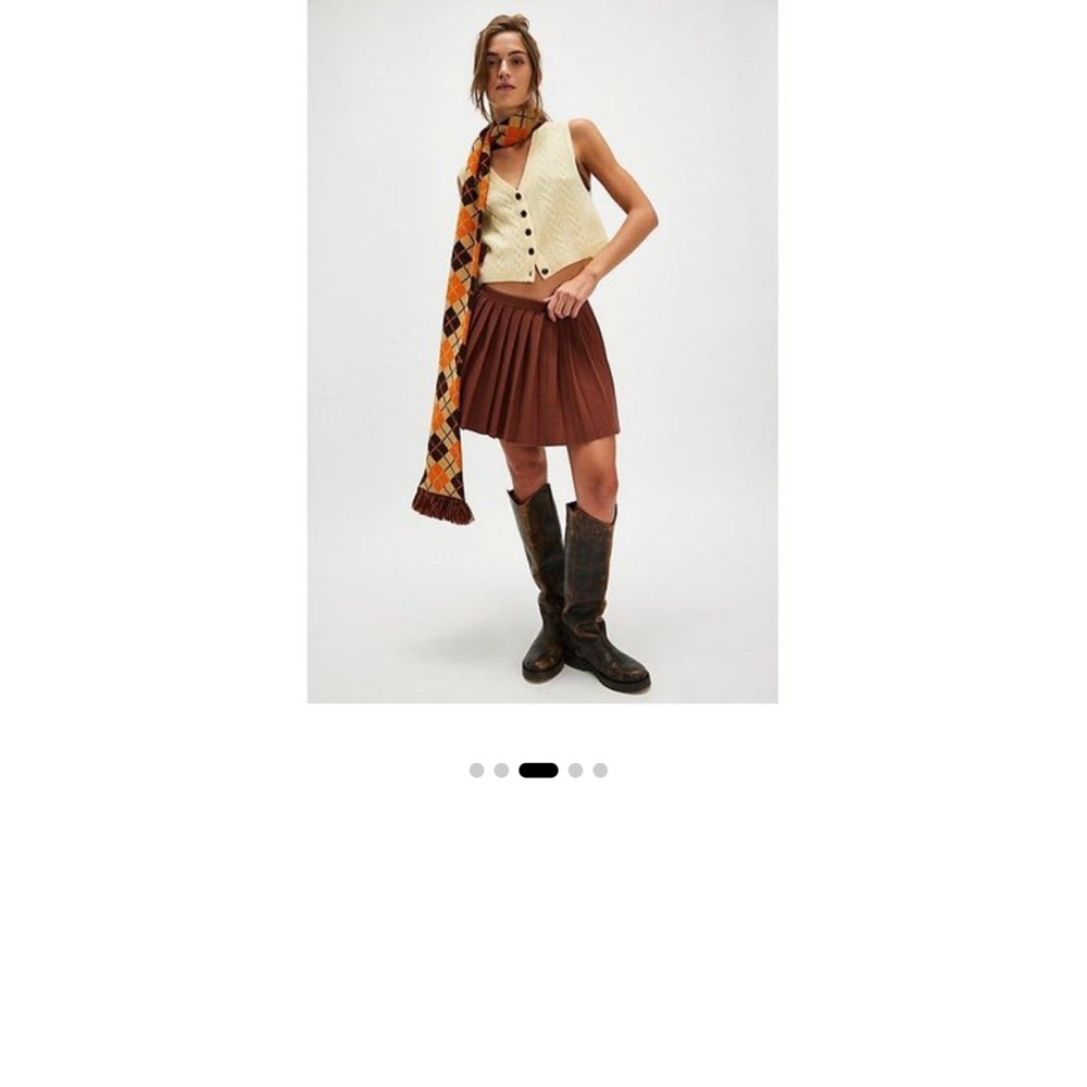 Torn By Ronny Kobo The Rosie Skirt Size Large in Potter’s Clay Brown